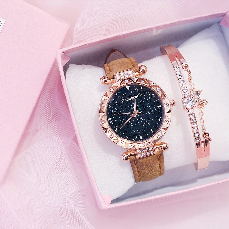 New bestseller Starry Sky Watch for women, waterproof and fashionable 2022 new Trendy Korean version, simple and casual women's watch for students Application Scenario
