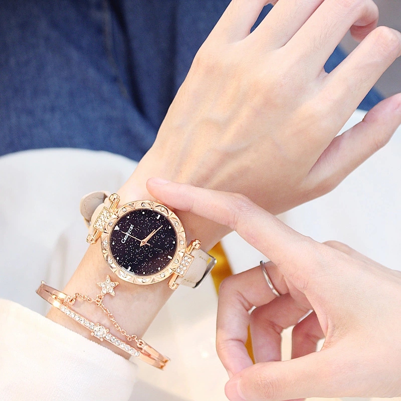 New bestseller Starry Sky Watch for women, waterproof and fashionable 2022 new Trendy Korean version, simple and casual women's watch for students details Picture