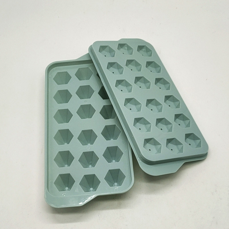 Sunshine Department Store ice mold 18 compartments Creative diamond mold Home storage ice box ice maker Ice box with lid details Picture