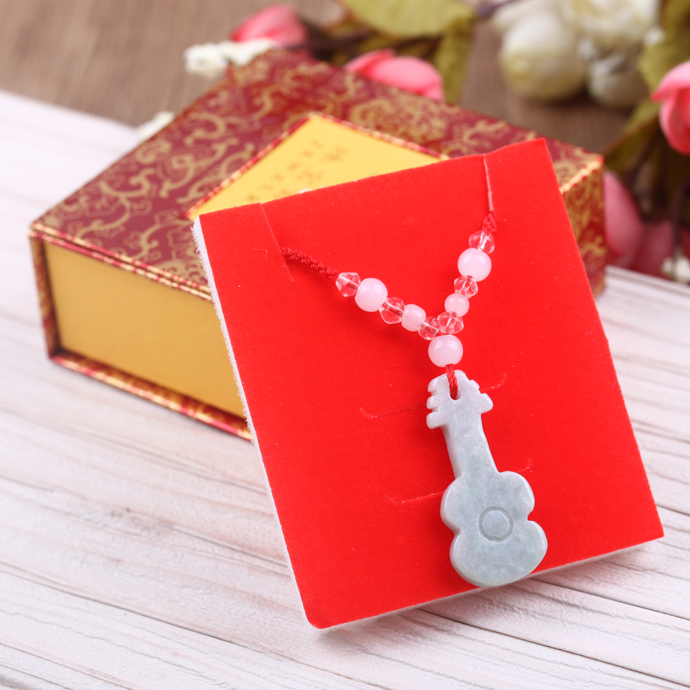 6 yuan tienda accesorios yupe colgante cordón rojo estilo fino collar tejido a mano cordón cuello colgante hombres mujeres Specification image