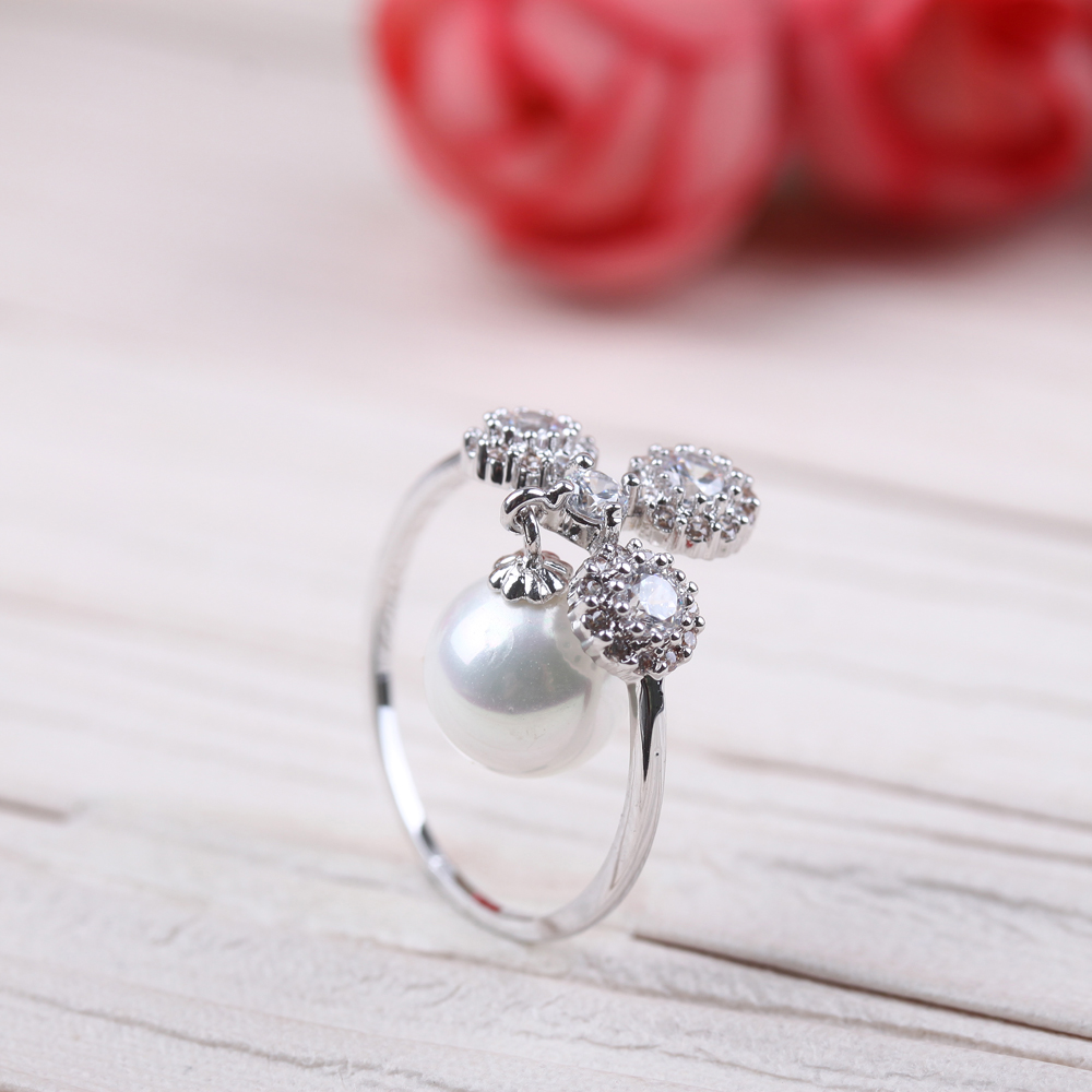 High-end, trendy, fashionable, individual, light luxury, niche and exquisite open index finger ring, elegant ring, trendy on Instagram details Picture