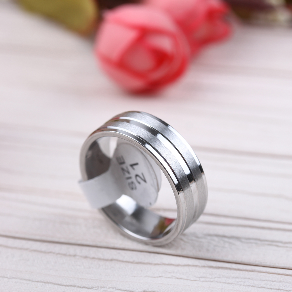 Non-fading tungsten gold men's steel ring, powerful black men's ring, hip-hop personality index finger ring