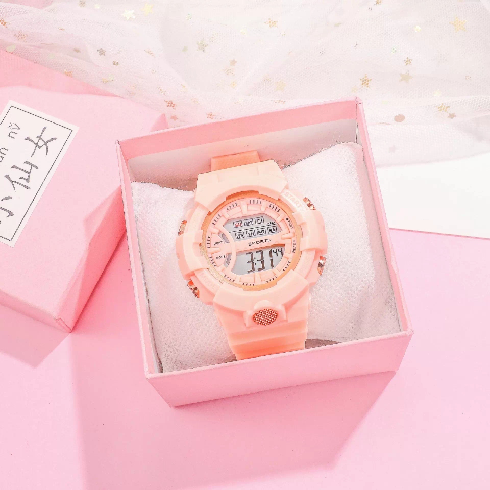 The new best-selling watch from ins, "Forest Girl" Korean style, simple Harajuku style, luminous, waterproof and multi-functional electronic watch details Picture