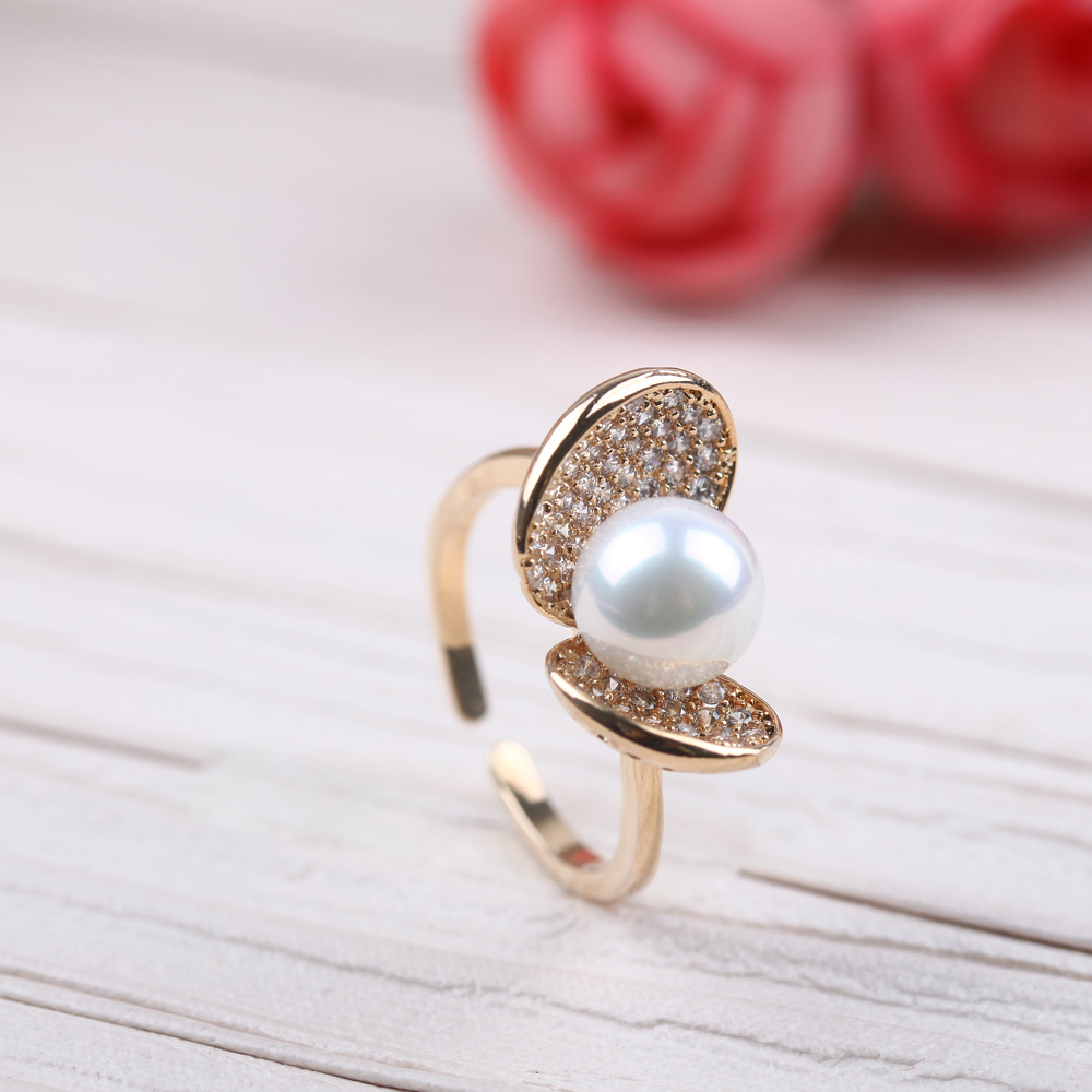 High-end, trendy, fashionable, individual, light luxury, niche and exquisite open index finger ring, elegant ring, trendy on Instagram