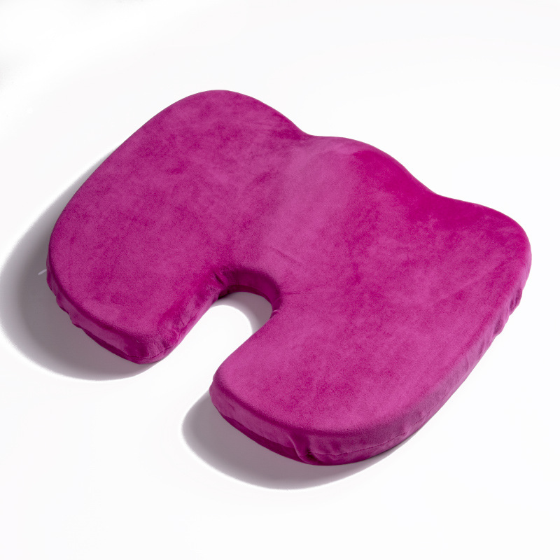 Memory foam autumn and winter seat cushions, office chairs, hemorrhoid cushions, plush seat cushions, buttocks cushions, thickened stool cushions Item Picture