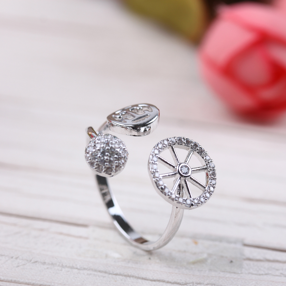 Boutique accessories, trendy arrow-shaped rings, simple and light luxury open-mouth rings, sweet rings, and niche index finger rings details Picture