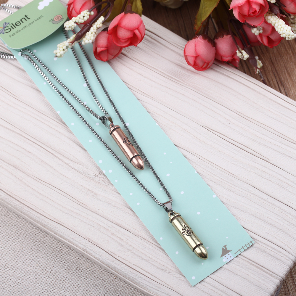 Couple necklaces, trendy women's sweater chains, boutique accessories wholesale Specification image