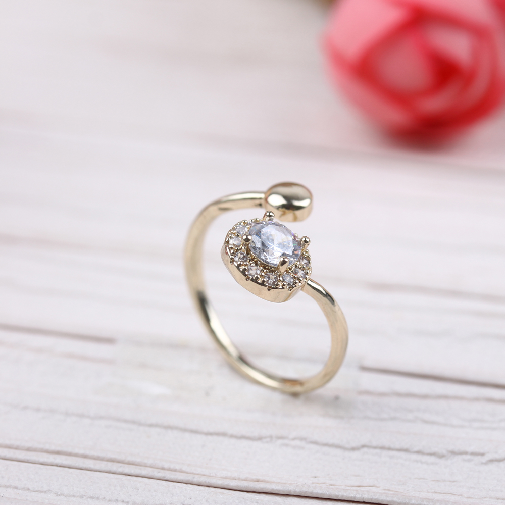 10 Far Point accessories: Simple letter index finger ring, light luxury couple ring, adjustable open ring for women, personalized tail ring Specification image