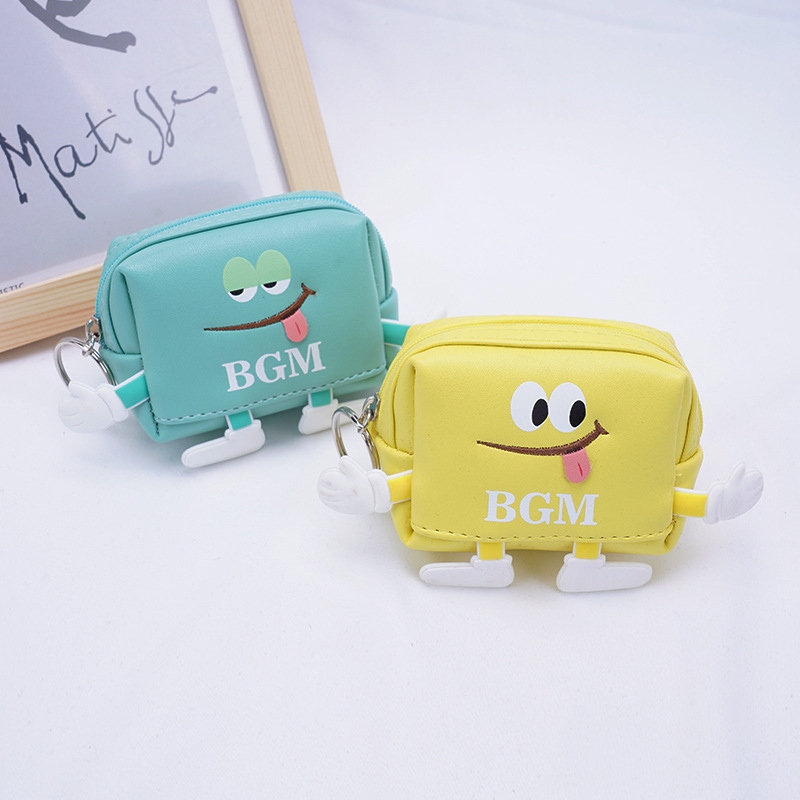2022 New Korean cartoon cute student PU mini wallet Custom mini Storage Children's coin Purse for girls htt Specification drawing