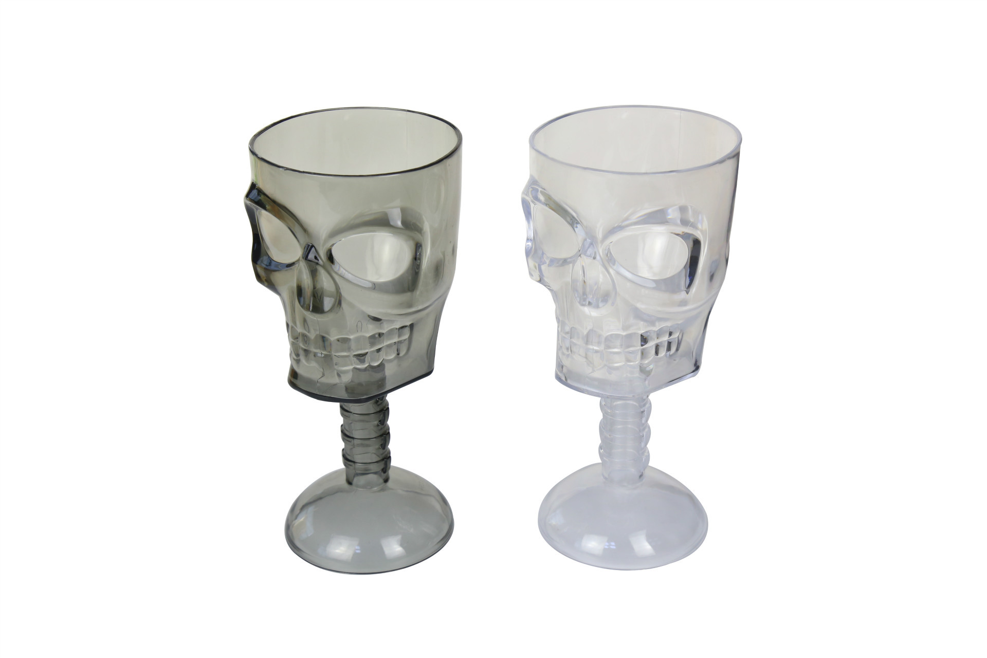 高脚骷髅头盔杯 万圣节 塑料水杯子系列 酒吧酒杯鸡尾酒杯