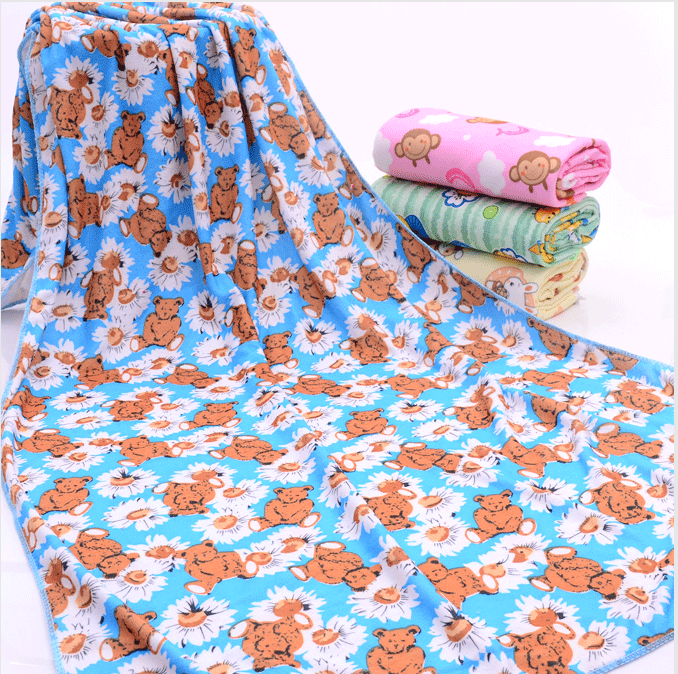 Children's printed bath towel Specification image