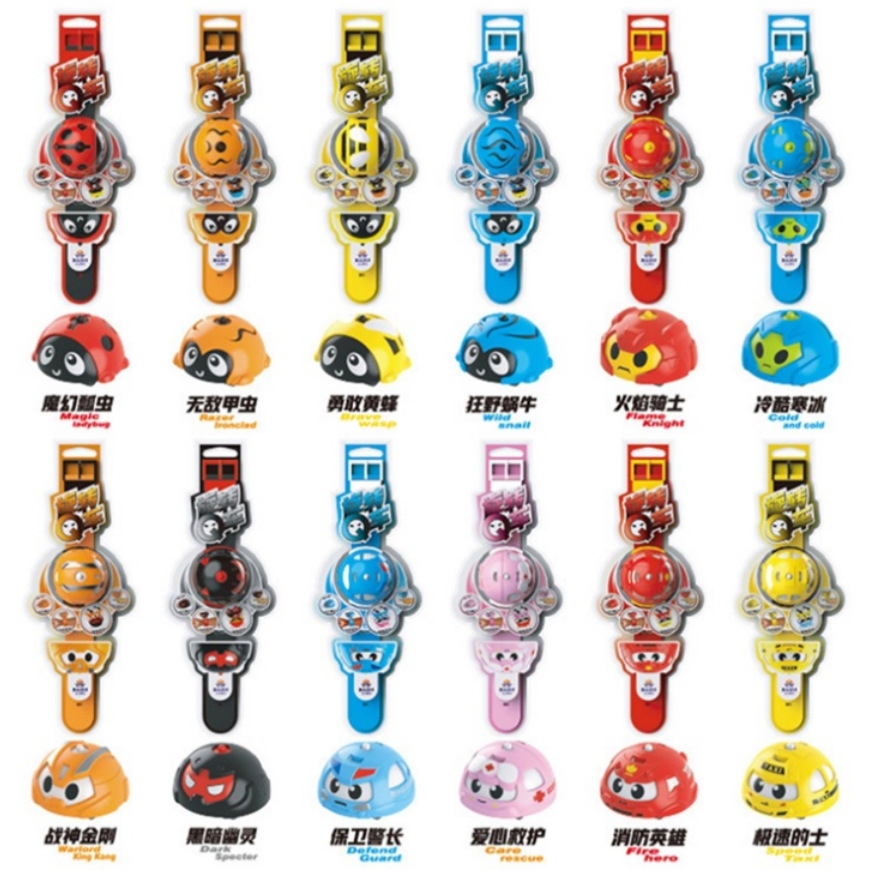 The new gyroscope watch is a children's fingertip educational toy that combines rotating stunts, Q cars, and inertia cars for transformation battles Application Scenario