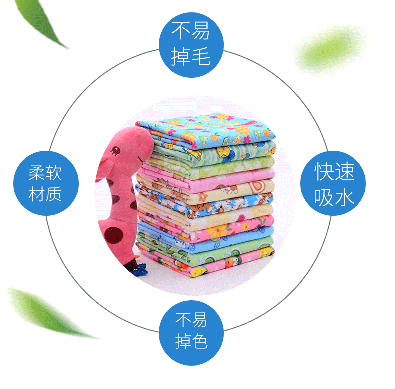 Children's printed bath towel details Picture