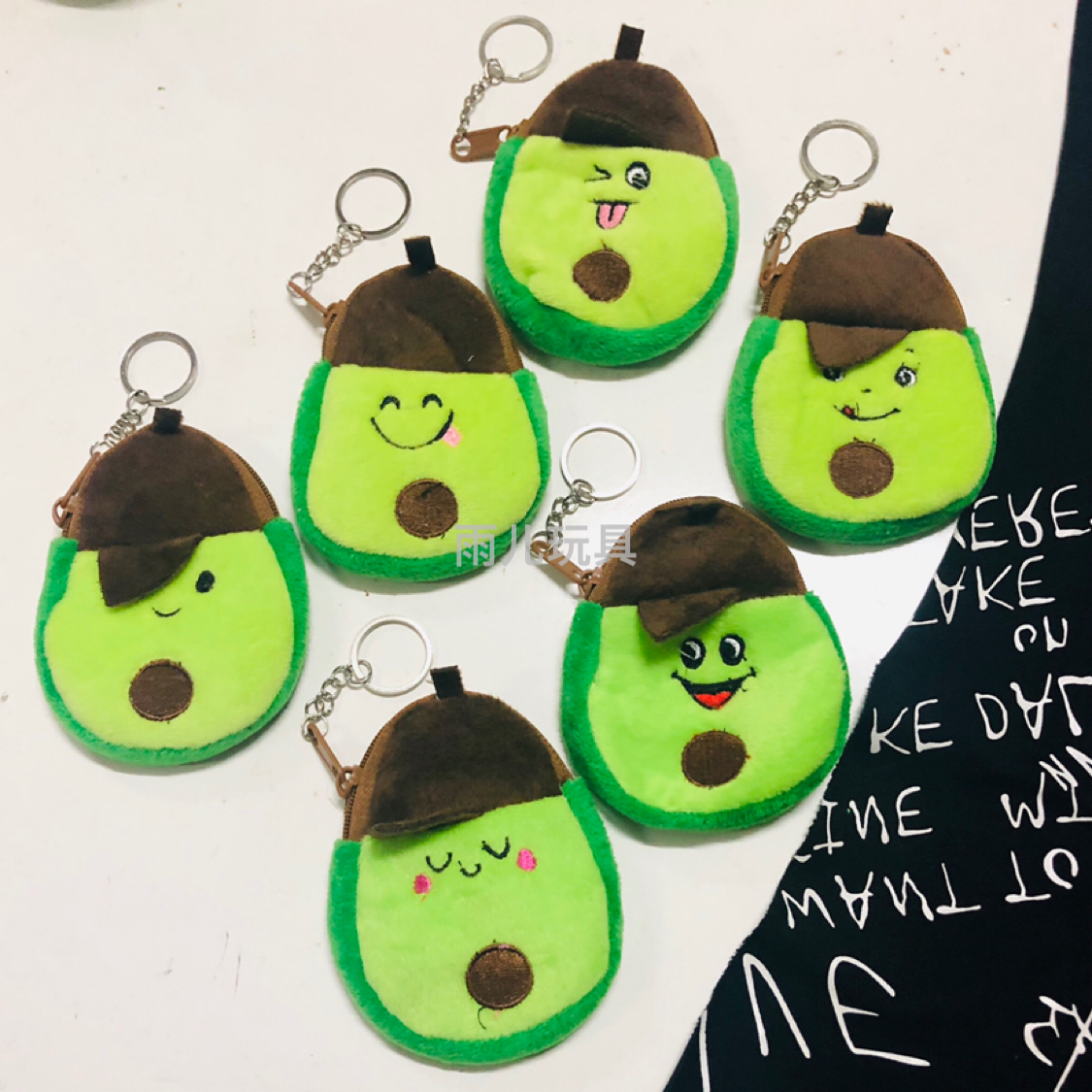 Plush toys, coin purses, children's wallets, toy bags, avocado wallets, coin bags, hats, avocado wallets details Picture