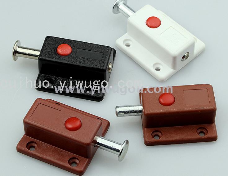 Plástico resorte locker autoproyectable locker con cubierta gabinete muebles puerta locker accesorios de muebles CG069 Item Picture