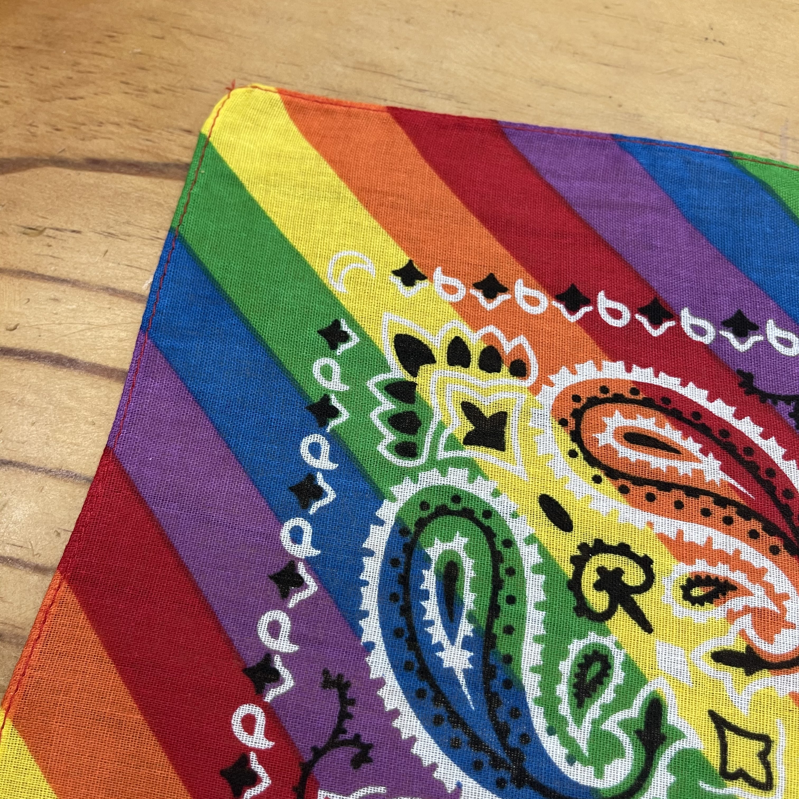 Cotton cashew flower handkerchief, cotton hip-hop street dance headscarf, trendy outdoor cycling handkerchief, creative handkerchief, multi-functional Item Picture
