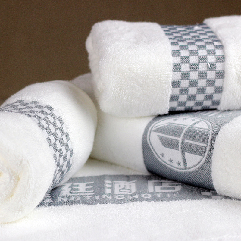 酒店毛巾、浴巾实物图