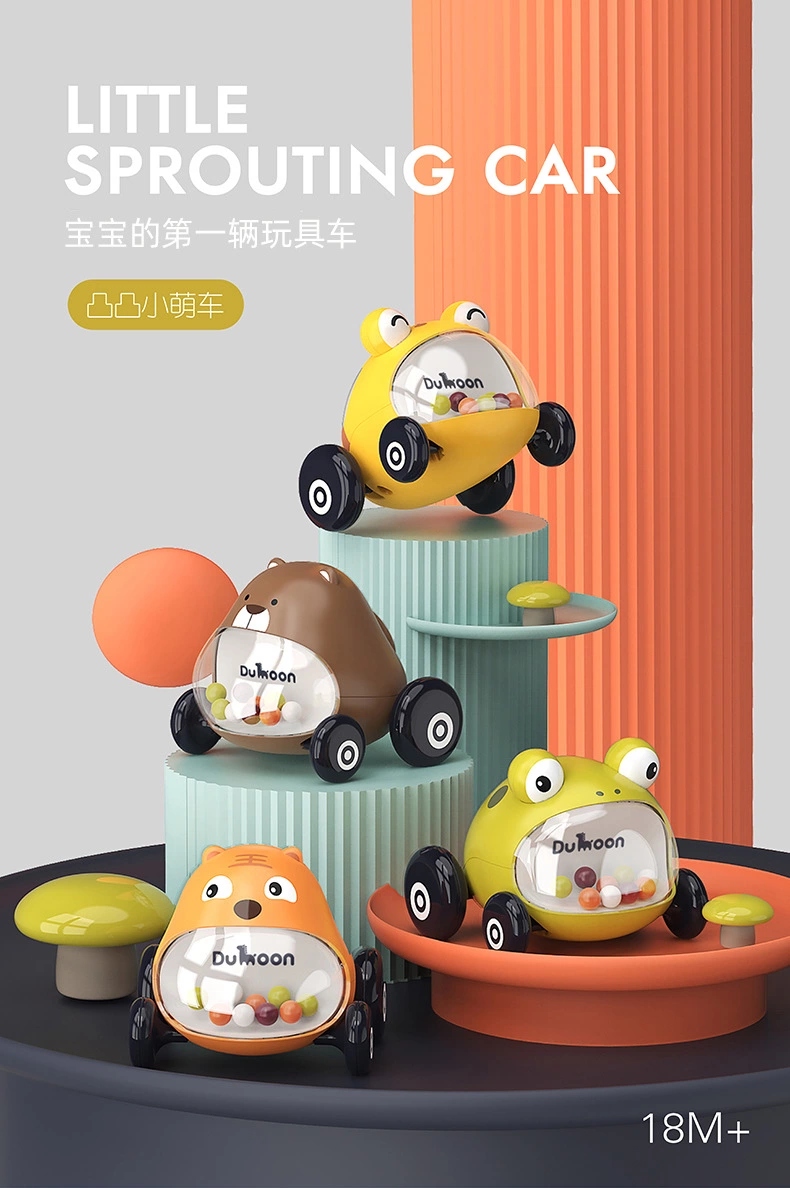 Baby toy car sets, children's inertial cars, boy and girl animal cars, early education baby rebound cars are selling well full figure