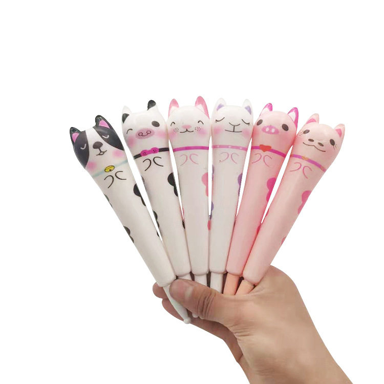 squishy factory direct sales of new products: Simulated color printing slow rebound pen case, pressure relief pen, pressure relief stationery Specification drawing