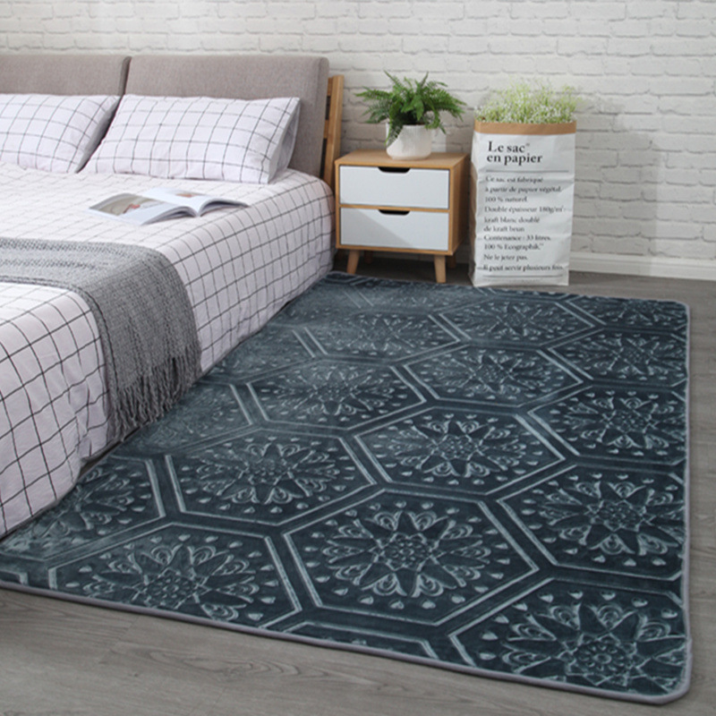新款压花地毯北欧风地毯满铺地毯房间地毯客厅地毯梦云地毯浴室垫