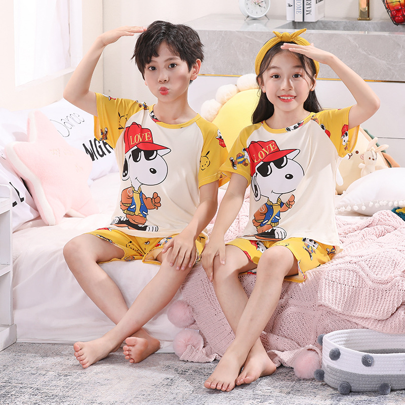 童家居服实物图