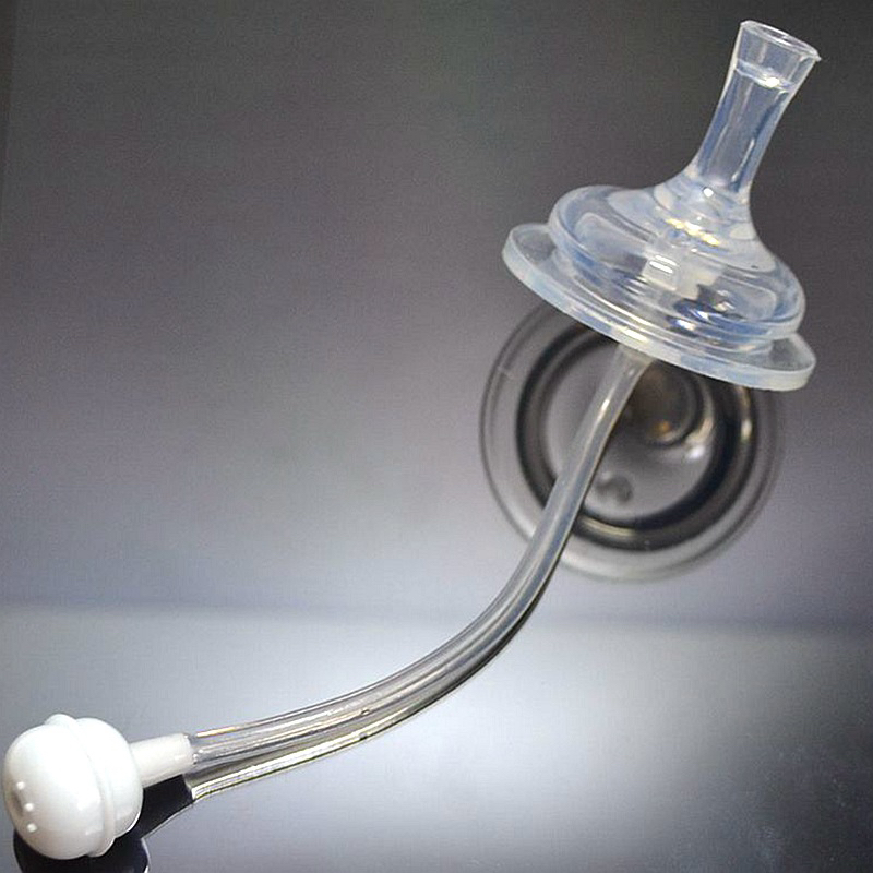 Wholesale wide-mouth suction nozzles for babies, bottles that can be transformed into straws, water cups, suction nozzles, cross-hole variable flow rate pacifiers Specification image