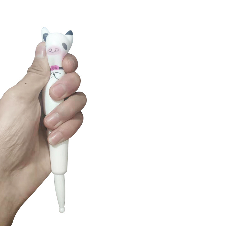 squishy factory direct sales of new products: Simulated color printing slow rebound pen case, pressure relief pen, pressure relief stationery Item Picture