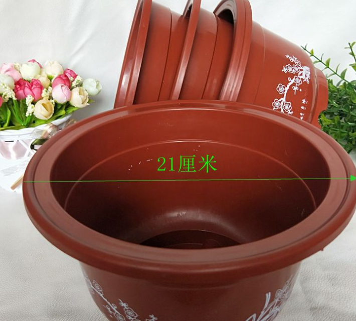 一元百货 塑料花盆 种菜种花园艺盆 地摊庙会货源批发