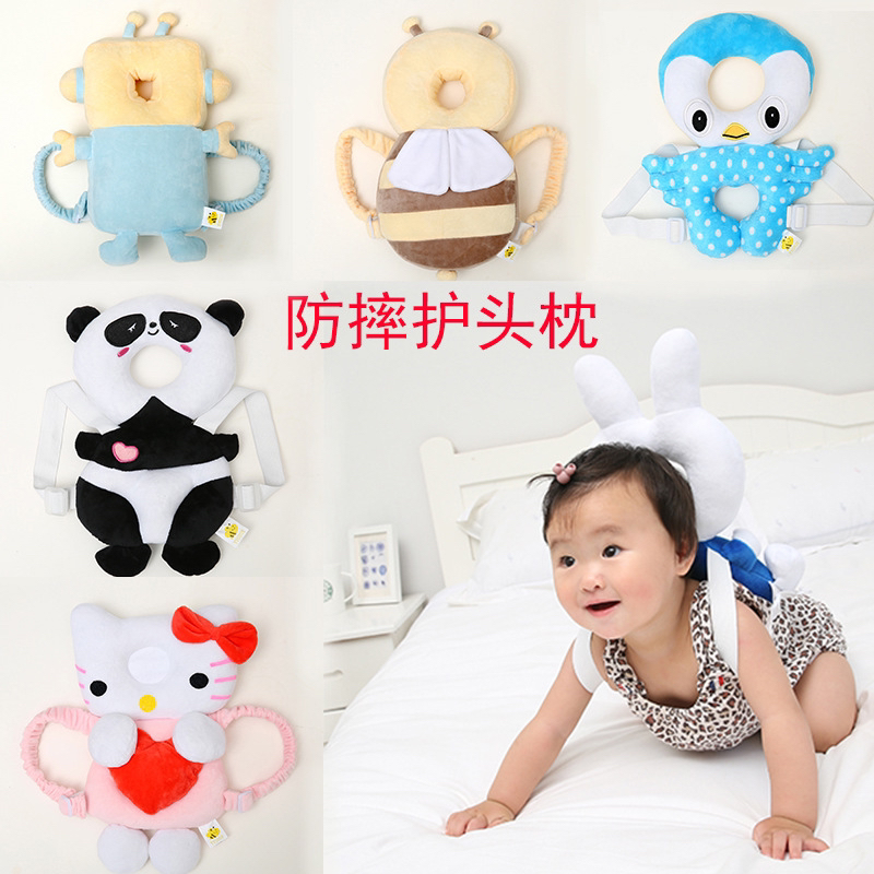 Baby anti-fall head protection pad toddler anti-fall pillow baby toddler cap collision helmet headrest