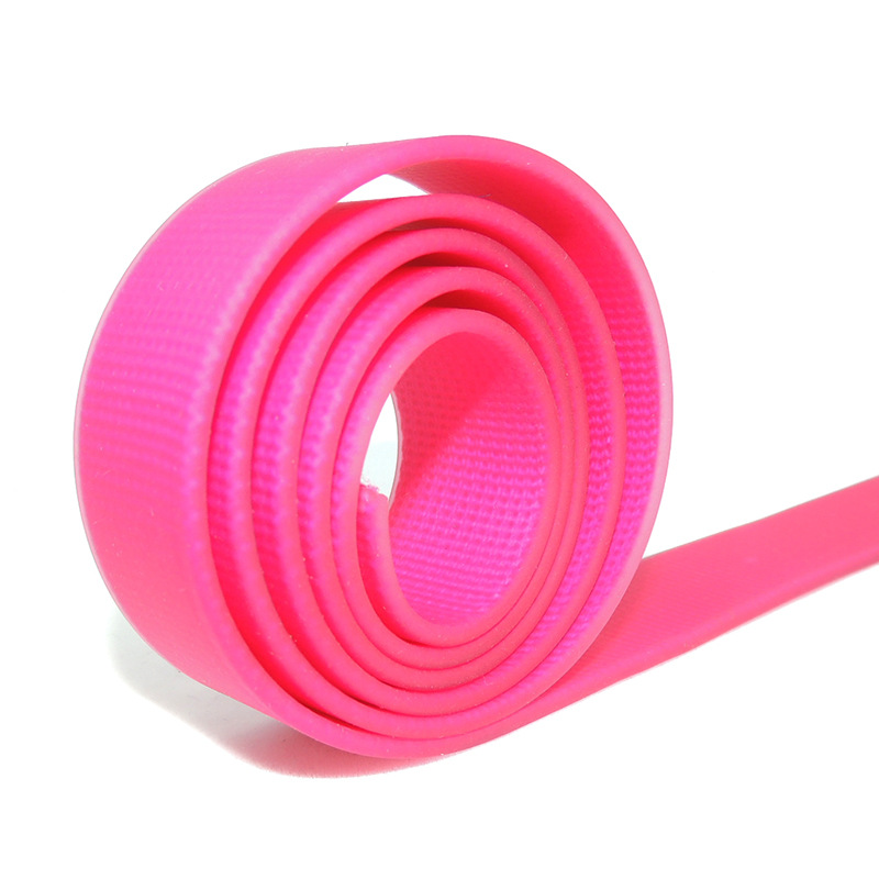 【厂家直销】定制 PVC包胶防水反光迷彩织带