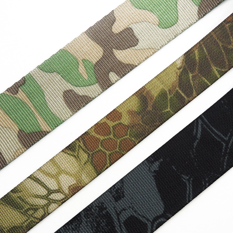 【 Factory Direct 】 Customized Military Camouflage Series Double-Sided Printed Camouflage Webbing Specification drawing