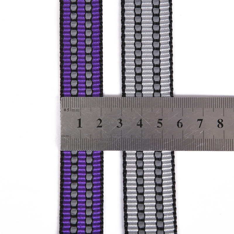 Imitation Nylon Double Letter-Grain Intercolor Reflective Stripe Webbing Case Handbag With Imitation Nylon Webbing Custom Application Scenario
