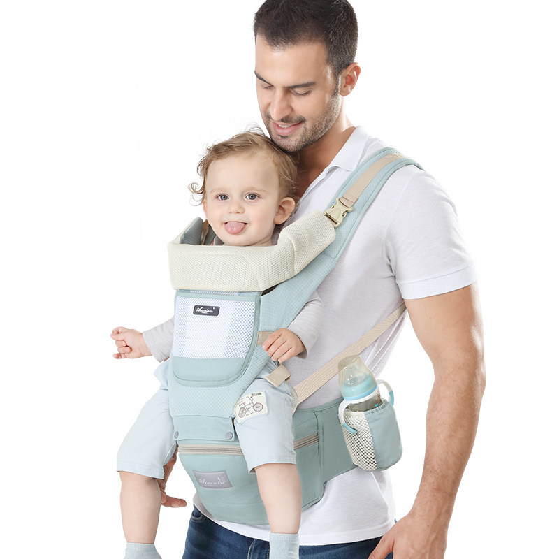 新款 婴儿背带腰凳可收纳宝宝腰凳抱式前后两用外出抱娃神器详情图5