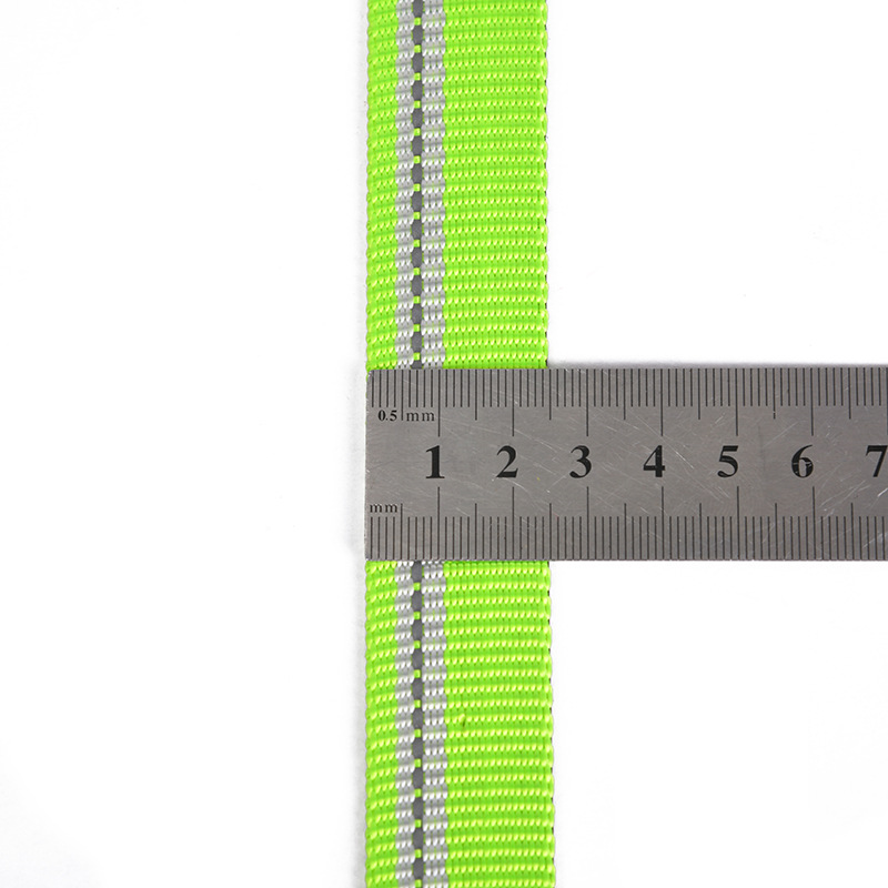Imitation Nylon Intercolored Reflective Strip Webbed Outdoor Pet Leash Hanging Belt Pet Belt Clothing Shoes Webbed Wholesale Application Scenario