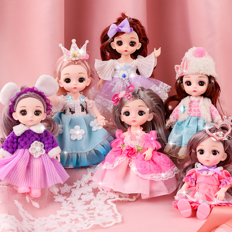 儿童洋娃娃公主主题套装女孩过家家玩具仿真人偶公仔礼盒生日礼物