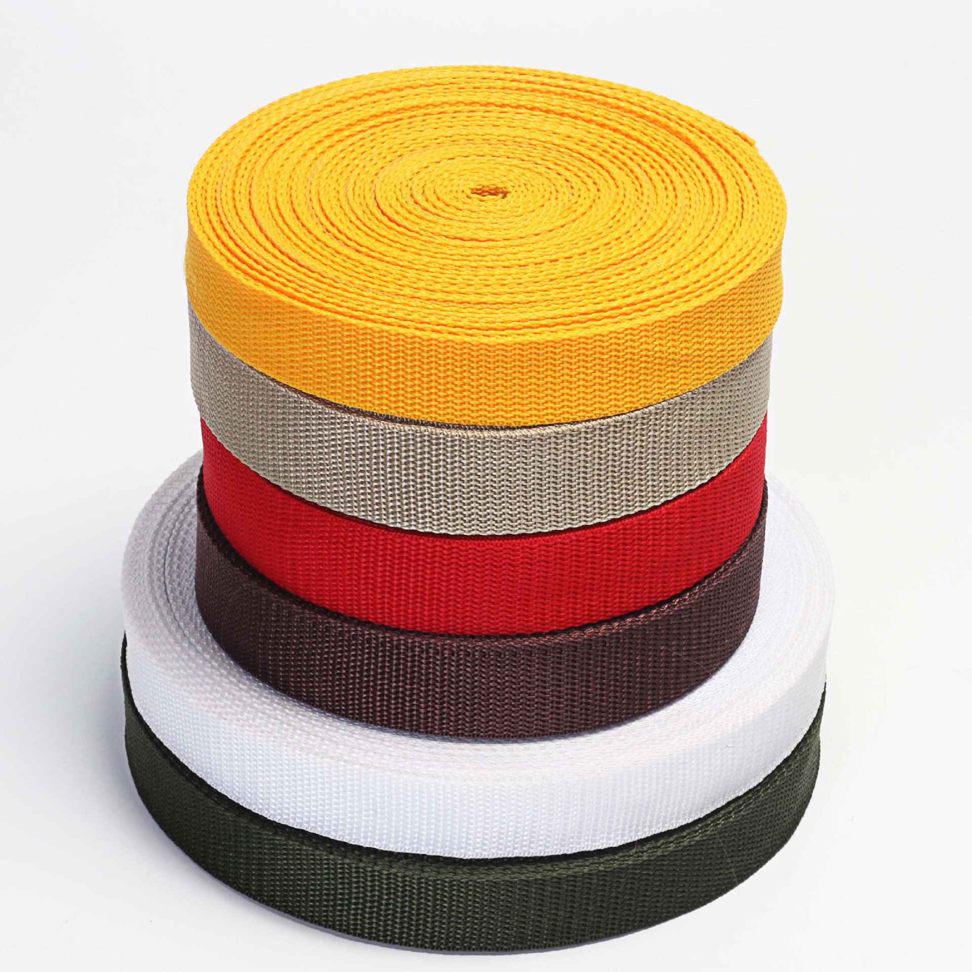 [factory direct] custom 3CM color plain/American stripe polypropylene ribbon