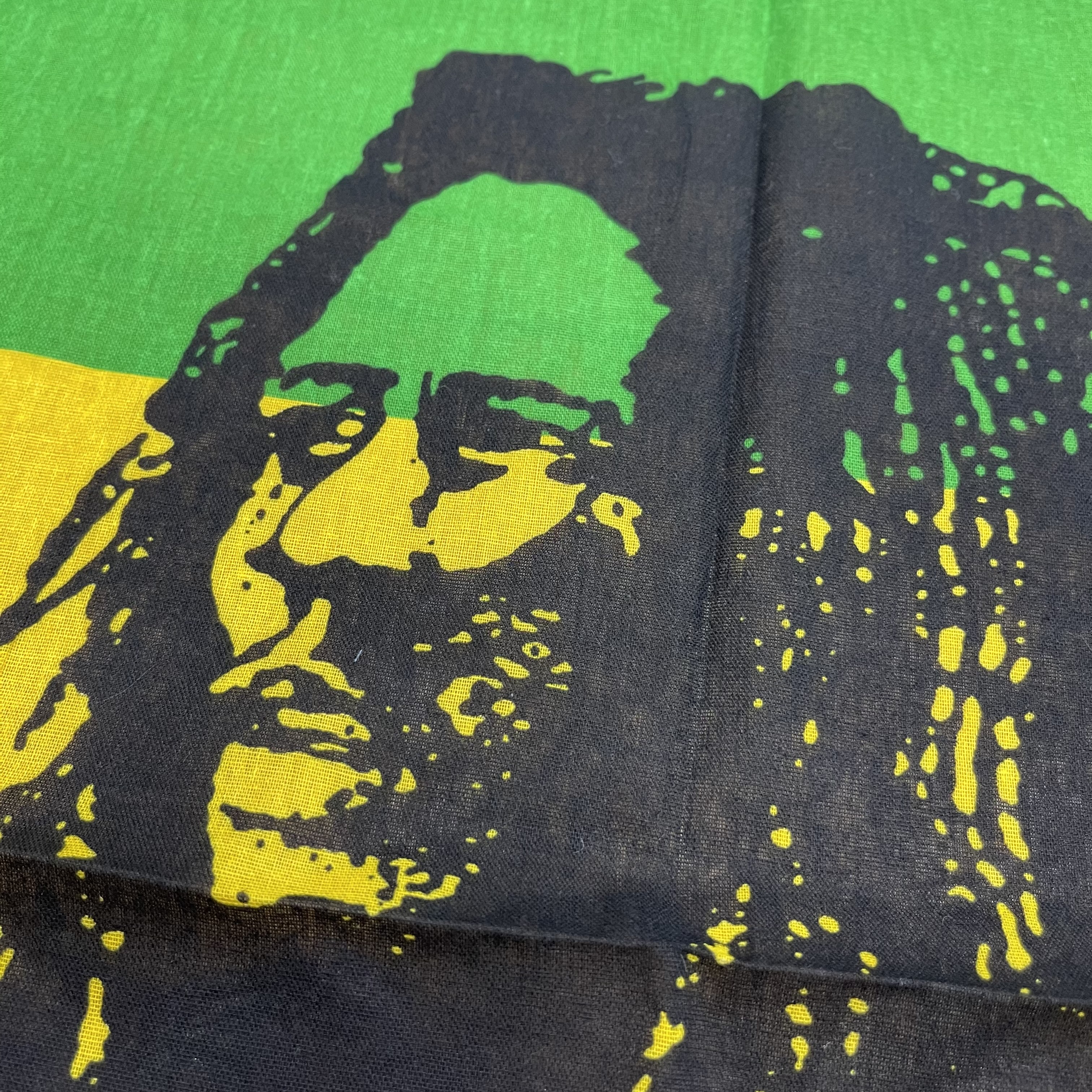 Cotton BOB MARLEY square scarf Cotton hip-hop street Dance headscarf Cycling handkerchief handkerchief details Picture