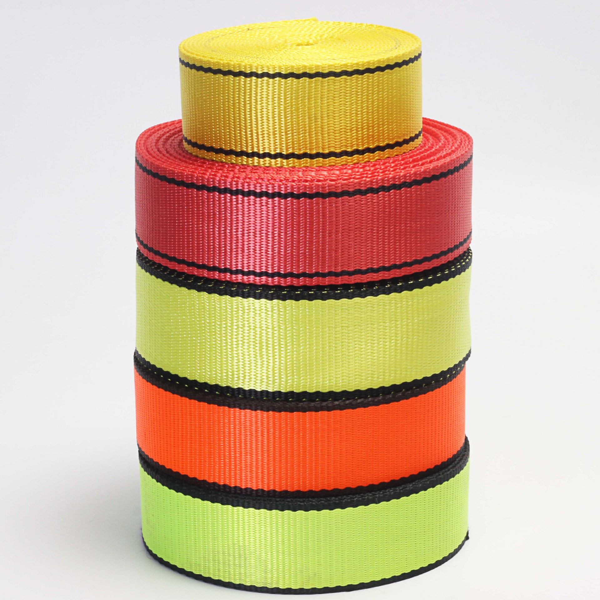 【厂家直销】定制 高强彩色涤纶织带安全绳索