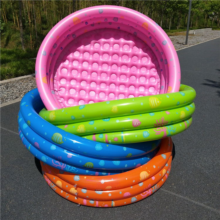 Factory direct sales: Yingtai Sanhuan Ball Pool, Children's Water Play Pool, Outdoor inflatable fishing Pool, wholesale in stock full figure