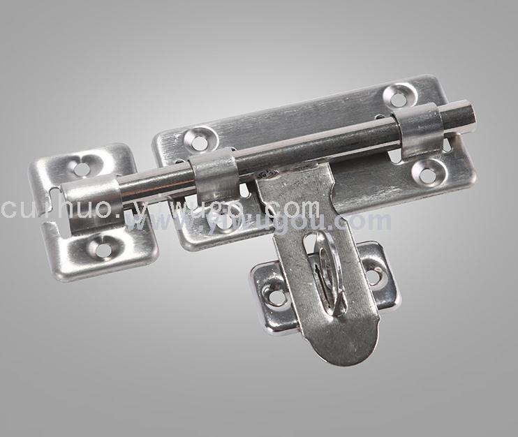 High-quality supply of 4-inch stainless steel anti-theft left and right latch, left and right door bolt exposed latch, left and right latch Item Picture