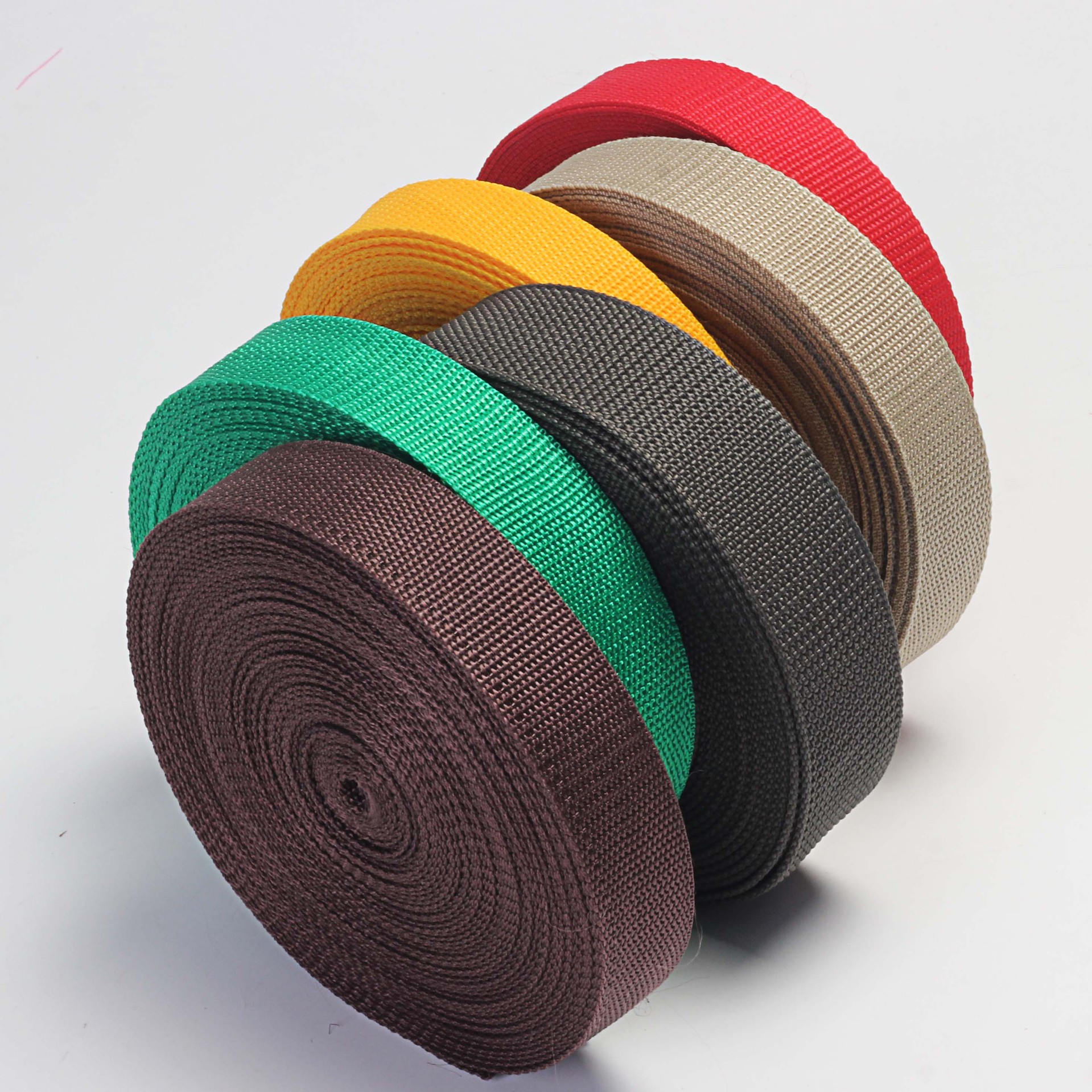 [factory direct] spot + custom clothing bags with color 900D plain PP polypropylene ribbon