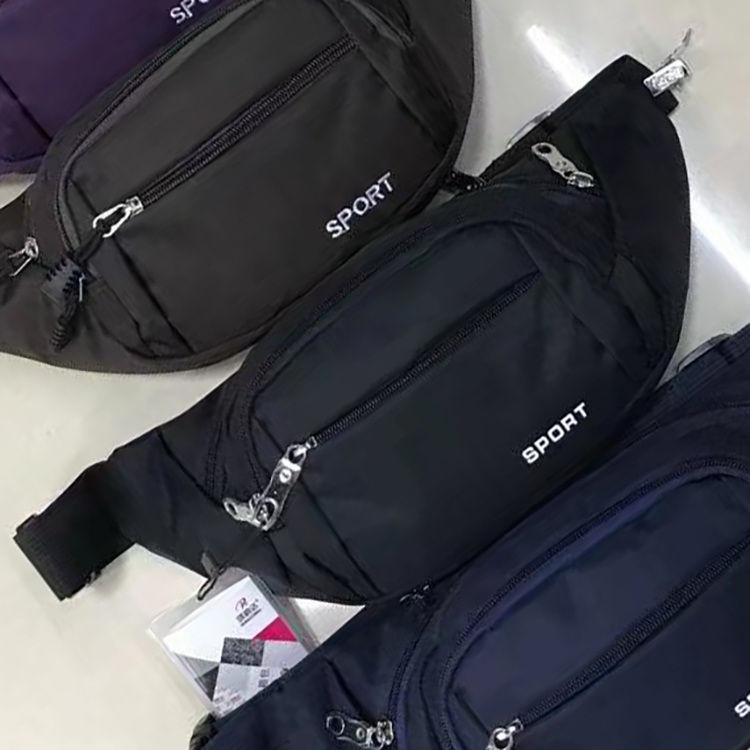 Yiding bag 0198 new men's bag cross-body bag multi-layer Fanny pack cross-body bag take money change business bag