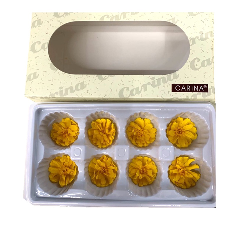 Natural plant preserved eternal flower zinnia CARINA handicraft floating bottle photo frame with flowers Item Picture