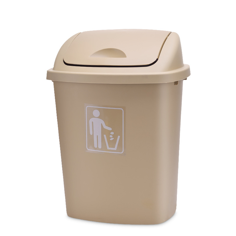 70L, 50L large-capacity outdoor property commercial covered kitchen and household covered classroom trash cans, extra-large size Item Picture