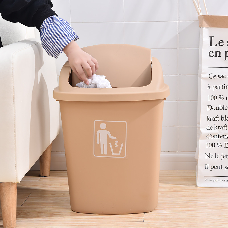 70L, 50L large-capacity outdoor property commercial covered kitchen and household covered classroom trash cans, extra-large size Application Scenario