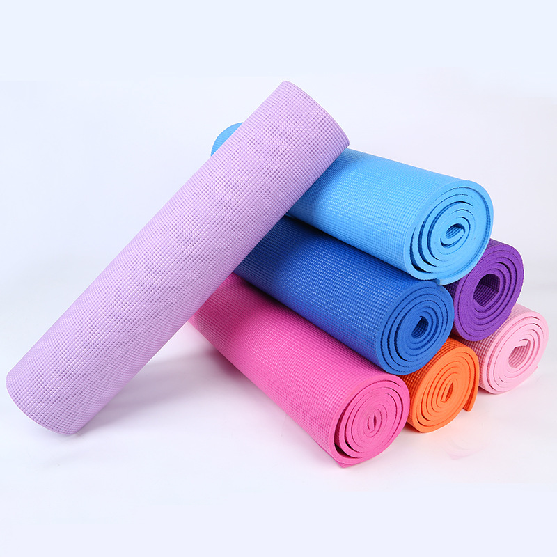 PVC瑜伽垫健身垫运动仰卧起坐瑜珈垫舞蹈垫瑜伽练习垫运动防滑垫详情图1