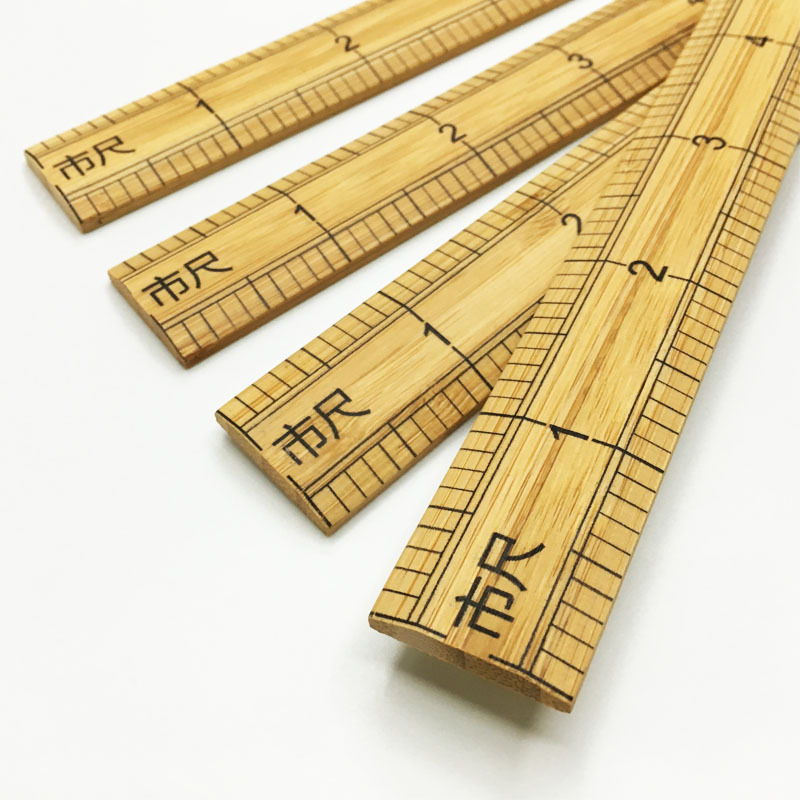 厂家直销环保清晰刻度竹尺 量衣尺图