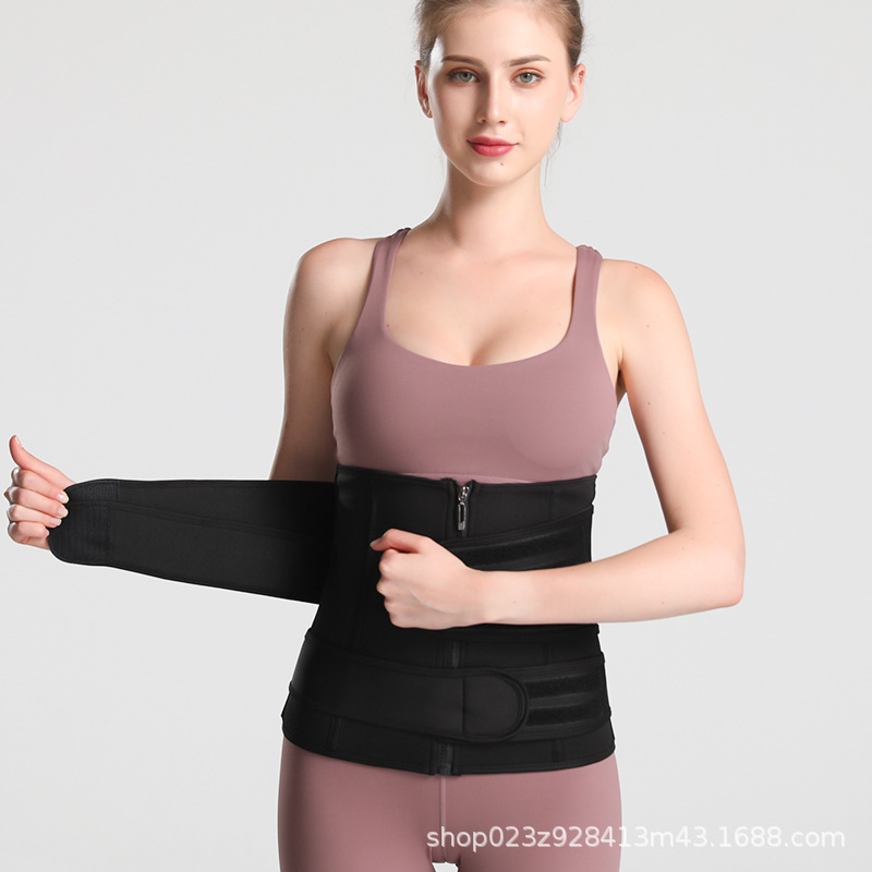 European and American court three-belt Velcro for abdominal and waist tightening, adjustable body shaping, waist sealing, sweat relief, chest support and belt tightening Application Scenario