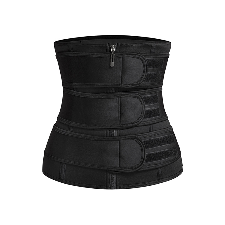 欧美宫廷收腹束腰三腰带魔术贴可调节塑身封腰暴汗托胸束腰带