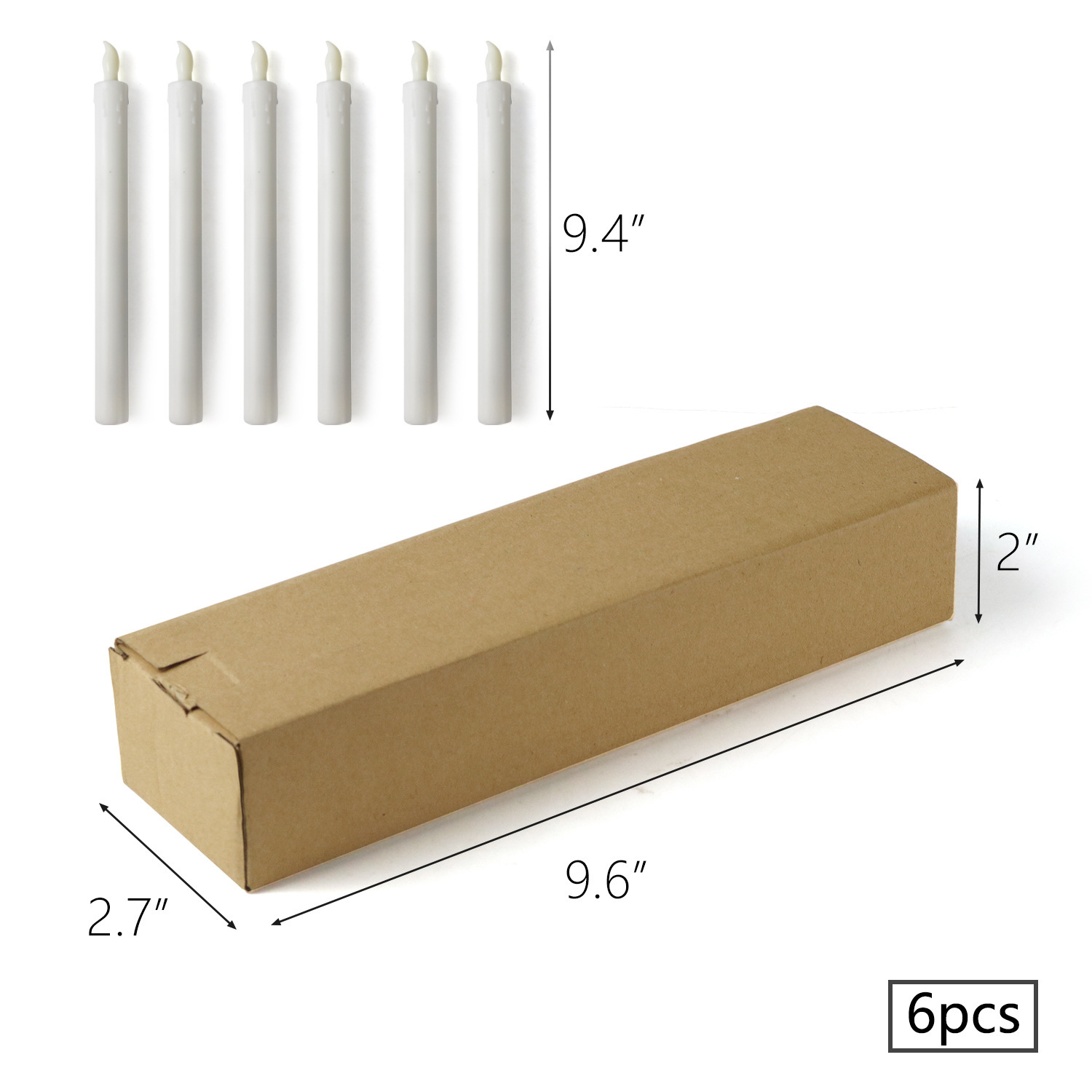 Pressed long-pole candles, wedding and festival decoration simulation led electronic candle lamps, decorative handicrafts and ornaments Application Scenario